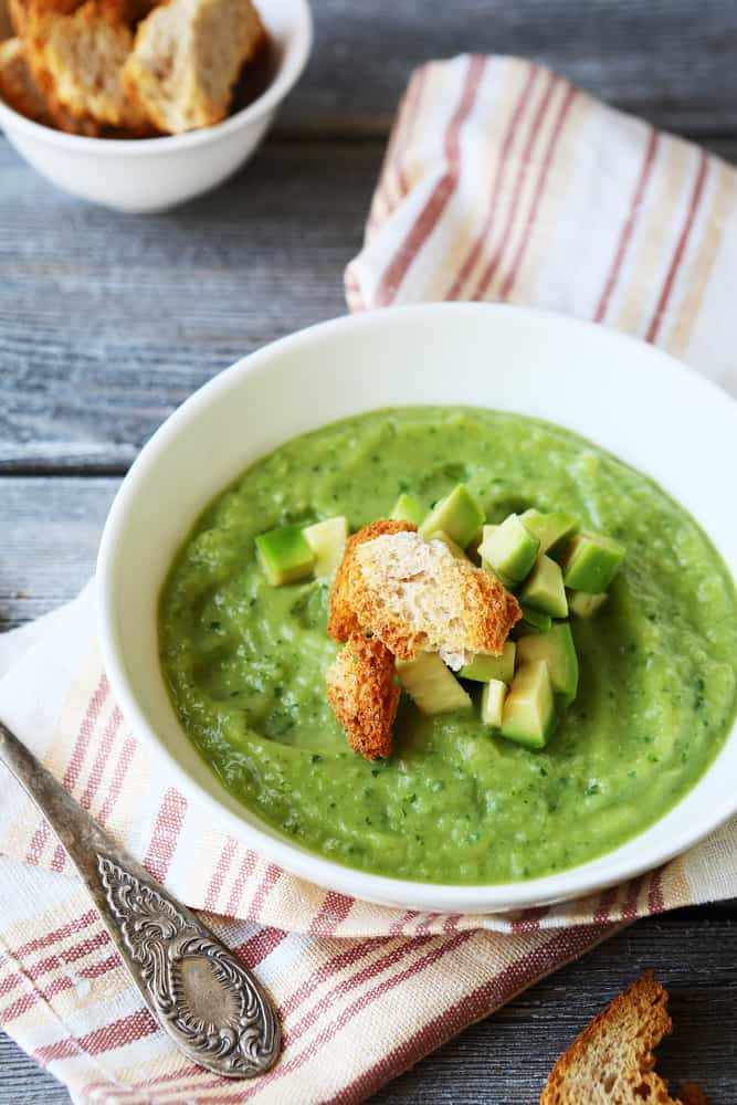 Raw Cilantro Power Soup