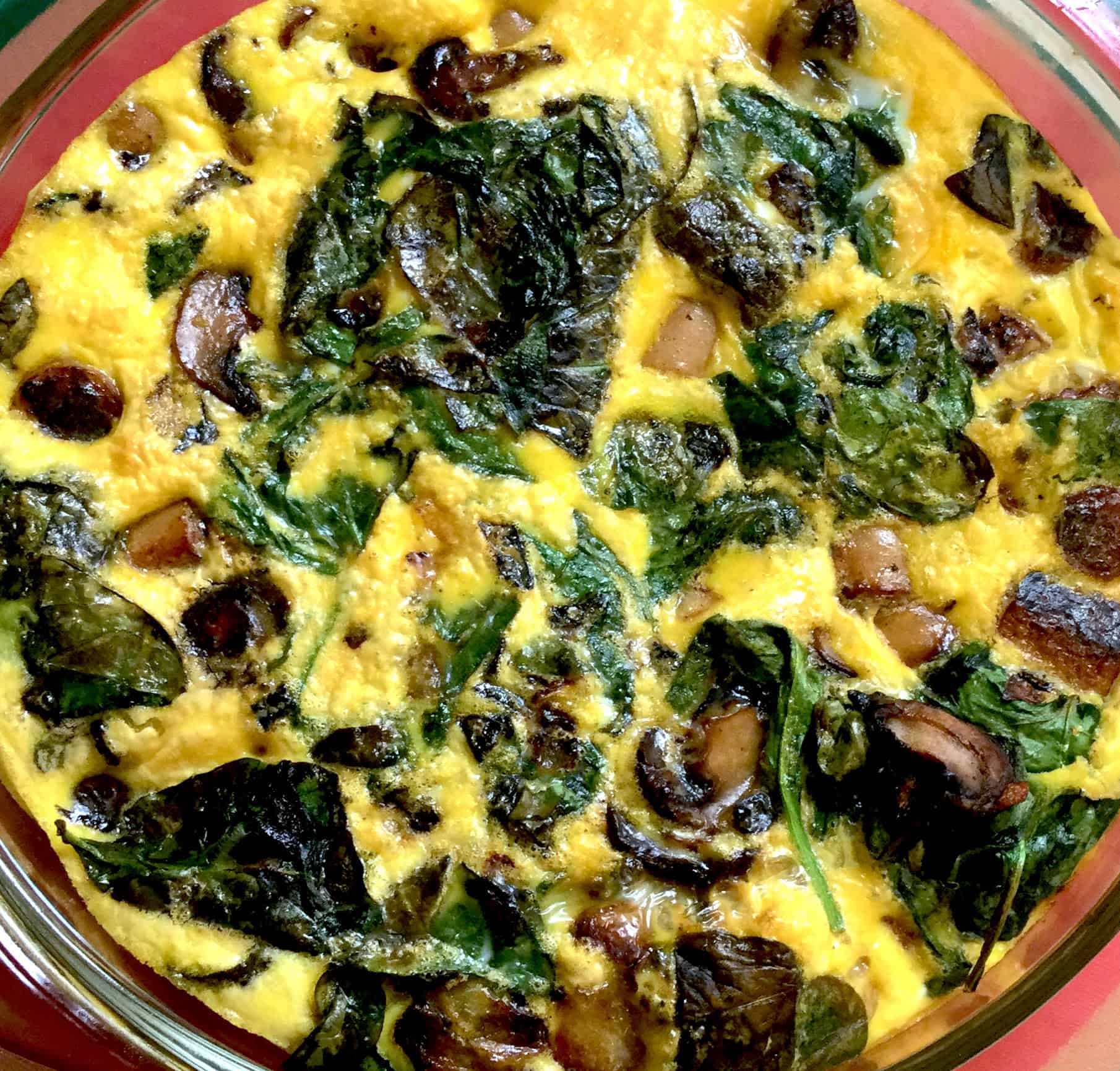 BHC Grad's Spinach & Mushroom Good Morning Frittata