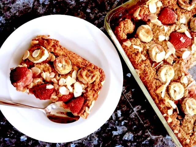 BHC Grad Abby's Baked Banana & Berry & Peanut Butter Oats