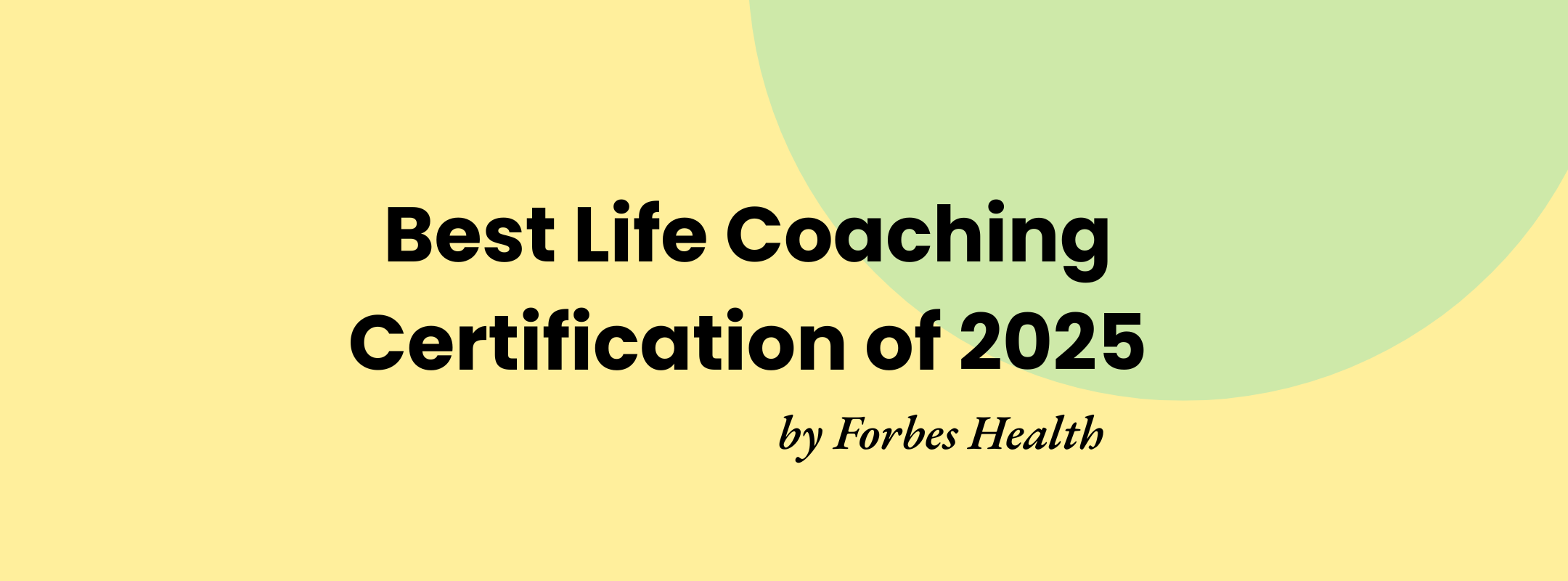 HCI Named Best Life Coaching Certification of 2025 by Forbes