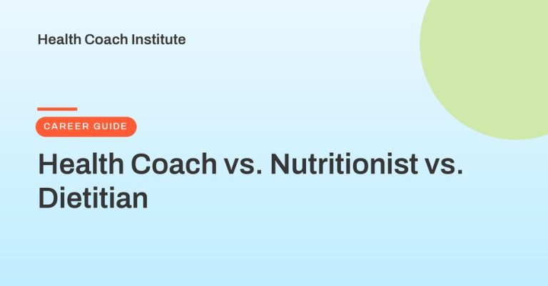 Health Coach vs. Nutritionist vs. Dietitian: Who Does What