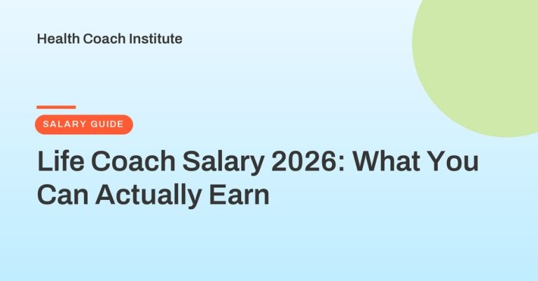 Life Coach Salary 2026: What You Can Actually Earn